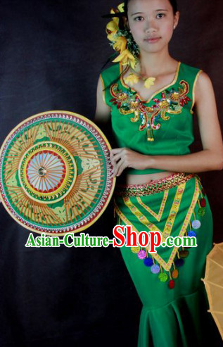 Southeast Asia Traditional Thailand Dance Costumes for Women