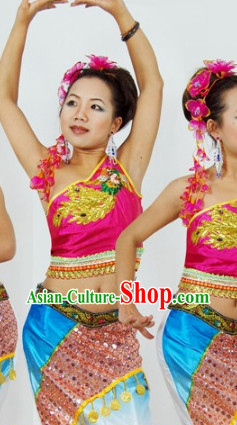 Southeast Asia Traditional Thailand Dancewear for Women