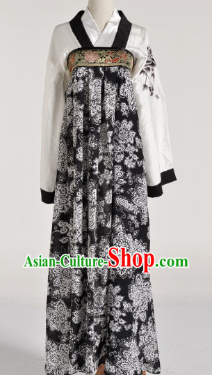 Chinese Black Tang Skirt for Women