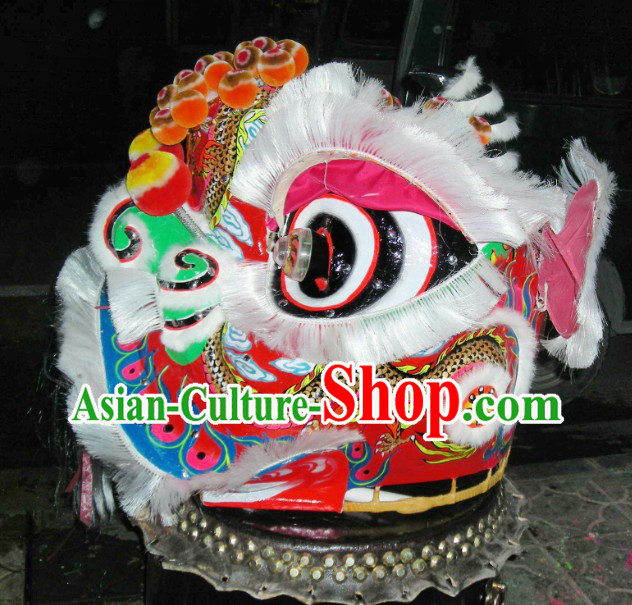 Hand Painted Dragon Fut San Lion Dance Costumes Complete Set