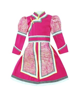 Traditional Mongolian Dresses for Children