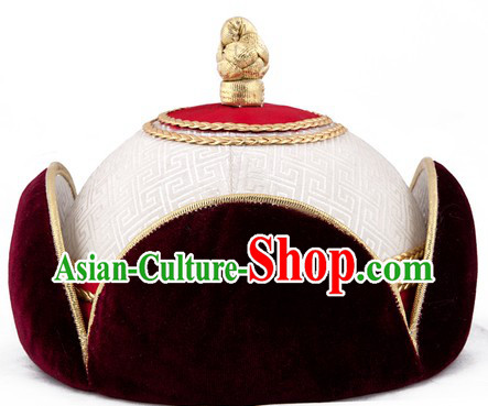 Traditional Chinese Mongolian Princess Hat for Women