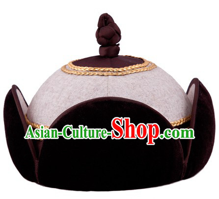 Traditional Chinese Handmade Mongolian Princess Hat for Women