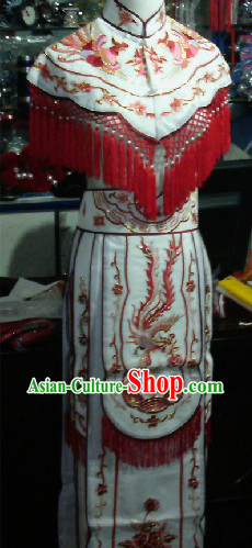 Traditional Chinese Stage Performance Embroidered Phoenix Princess Costume