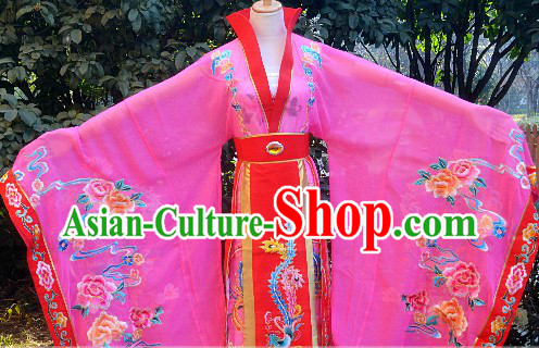 Traditional Chinese Stage Performance Empress Embroidered Clothing