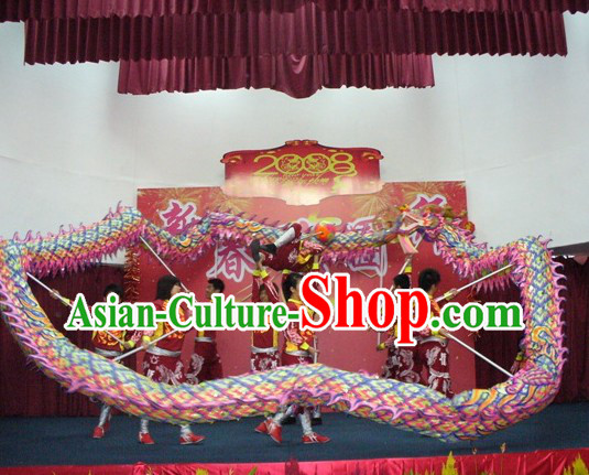 Professional Stage Performance Luminous Dragon Dance Championships Costume Complete Set