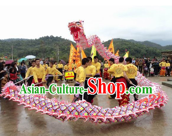 Standard Chinese Luminous Dragon Dance Costume Full Set