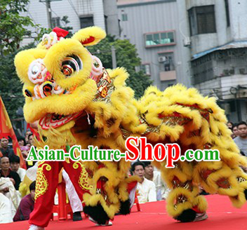 Supreme Asian Competition and Parade Lion Dance Costume Complete Set