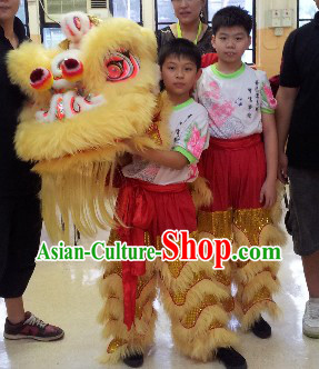 Supreme School Students Lion Dance Costumes Complete Set