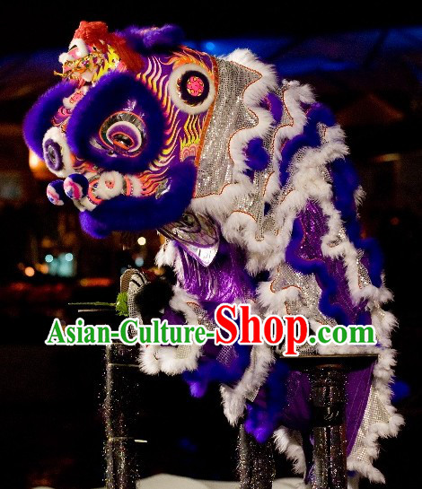 Traditional Asian Lion Dance Costume Complete Set