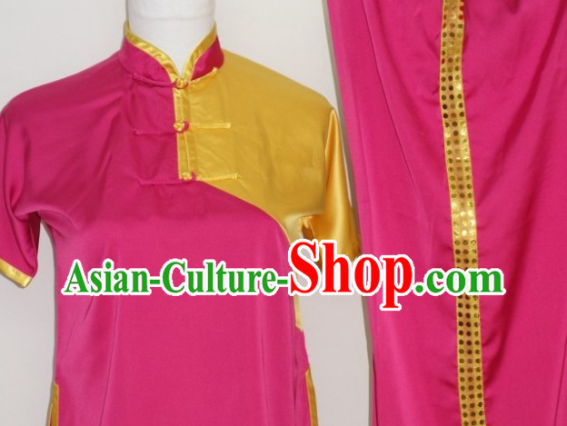 Top Chinese Traditional Silk Dragon Dancer Kung Fu Uniform for Junior Students Children