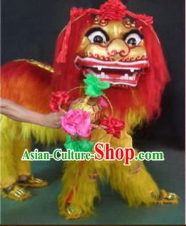 Traditional Chinese Beijing Lion Dance Equipment and Playing Ball Complete Set