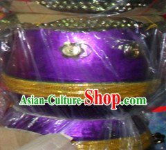 Handmade 22 Inches Purple Lion Dance Drum