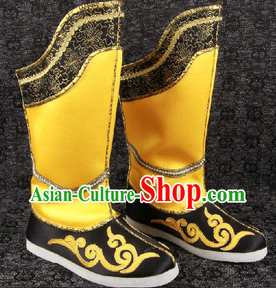 Ancient Chinese Style Handmade Emperor Hanfu Boots