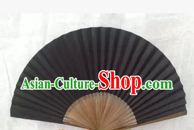 Chinese Opera Hua Dan Black Fan