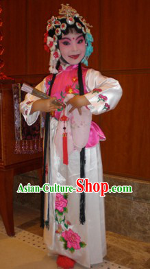 Traditional Chinese Peking Opera Hua Dan Costumes for Child