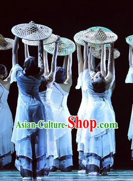 Traditional Chinese Folk Dancing Costumes Complete Set