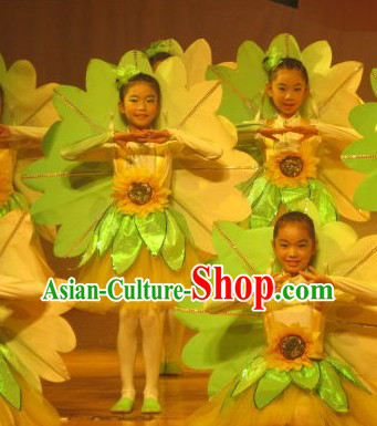 Smile Flower Dance Costumes and Hat