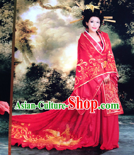 Chinese Classical Prince Wedding Outfit and Crown Complete Set for Men