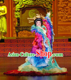 Tang Dynasty Empress Clothes and Headwear Complete Set