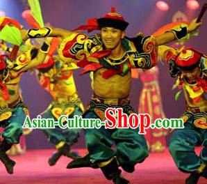 Mongolian Chopsticks Dance Costumes for Both Student and Professional Dancers