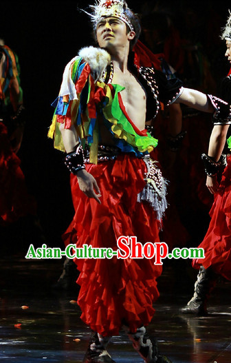 Beijing Dance Academy Red Hero Dance Costumes