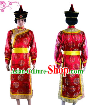 Mongolian Outfit and Hat for Men