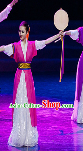 Traditional Chinese Ethnic Dance Costumes for Women