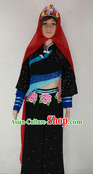 Professional Stage Performance Fisherwoman Dance Costumes