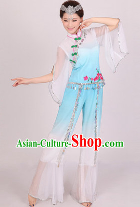 Professional Stage Performance Yangge Dance Outfit