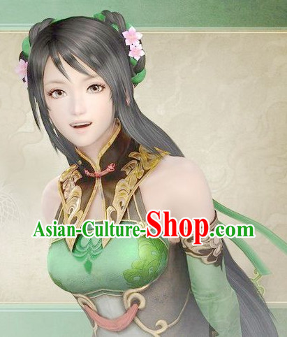 Ancient Chinese Style Black Long Wig for Women