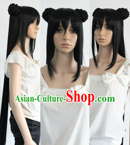 Ancient Chinese Princess Black Long Wig