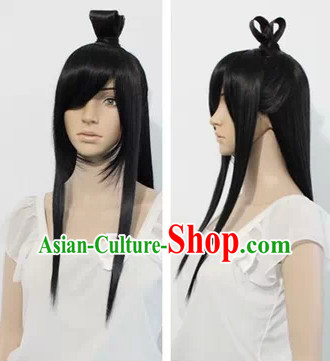 Ancient Chinese Hero Xiang Yu Style Long Wig