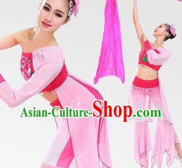 Chinese Classic Fan Dancing Costumes for Women