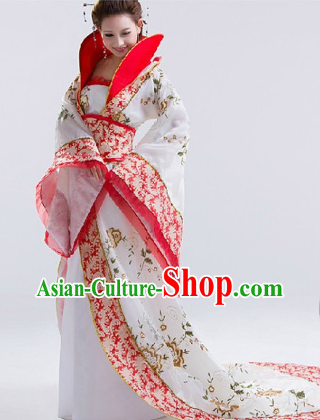 High Collar Ancient Chinese Empress Outfit