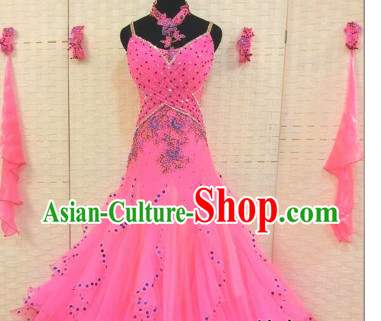 Professional Custom Dance Skirt Modern Dancing Ballroom Waltz Dress Competition Costumes