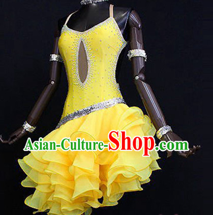 Professional Latin Competition Dancewear Costumes for Top Dancer