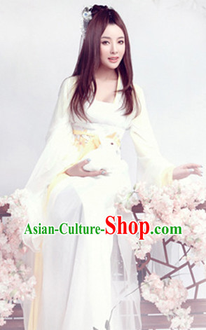 Pure White Classical Dancing Costumes