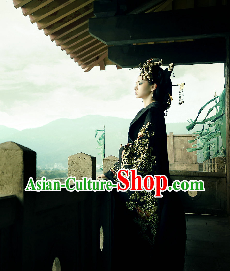 Kuei Ku-tzu Wiser Drama Ancient Chinese Imperial Palace Empress and Hair Accessories Full Set