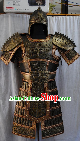 Chu Han Dynasty Cavalier Armor Costumes Complete Set