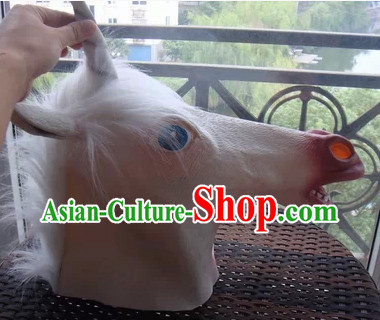 Stage Performance Halloween Unicorn Head Mask