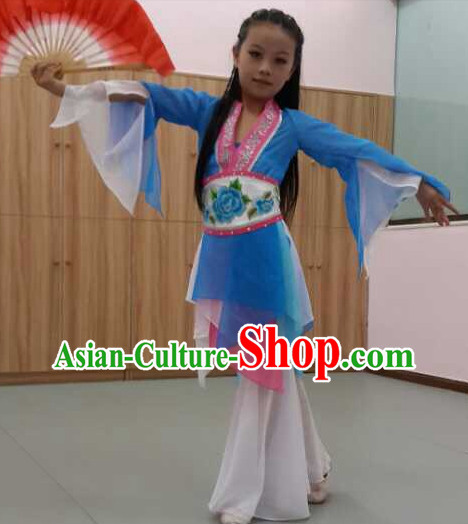 New Design Classical Dancing Costumes and Headdress Complete Set for Kids