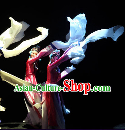 Peking Opera Hua Dan Dance Costumes and Hat for Kids or Adults