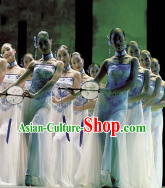 Professional Custom Make Stage Performance Round Fan Dance Skirt