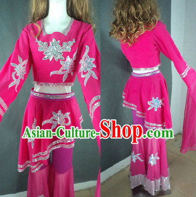 Middle School Students Professional Stage Performance Long Sleeves Dance Costumes