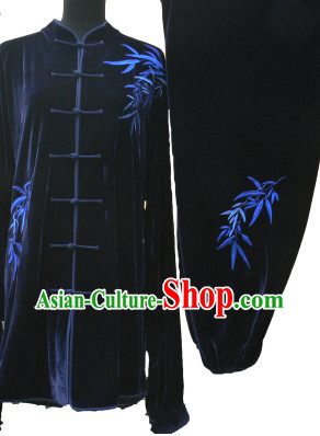 Winter Wear Tai Chi Martial Arts Velvet Outfits