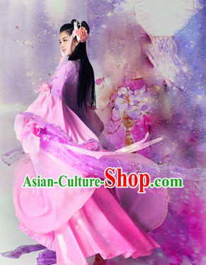 Ancient Chinese Fairy Dance Costumes Complete Set