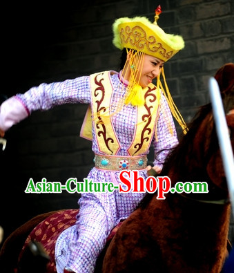 Hua Mulan Legend Mongolian Tribe Princess Clothes Complete Set for Women