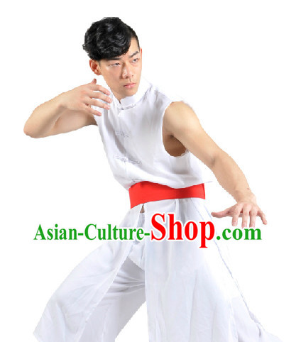 Chinese New Year Yangge or Fan Dance Costume for Men