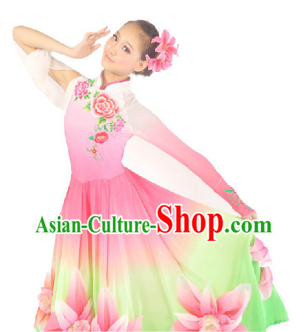 Professional Stage Performance Flower Dance Costumes Suit for Women